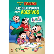 Livro Turma Da Mônica Livro De Atividades Com Adesivos - Fam