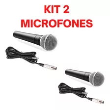 Microfone Com Fio Dinâmico Profissional Metal 