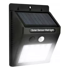 Luminaria Solar Led Luz Automática Sensor De Presença Ip67