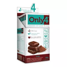 Only4 Puro 70% Cacau Chocolate Vegano Dp Com 06 Unidades 