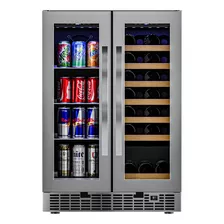 Koolmore Refrigerador De Vino Y Bebidas De Doble Zona De 24