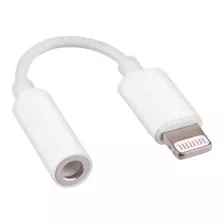 Adaptador Lightning A Auxiliar 3.5mm Audifonos iPhone 2 Und