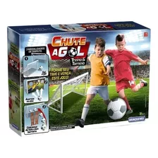 Kit Chute A Gol Com 2 Mini Traves Infantil + 1 Bola Futebol