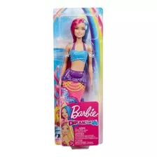 Boneca Barbie Dreamtopia Sereia Cabelo C/mechas Mattel Gjk08