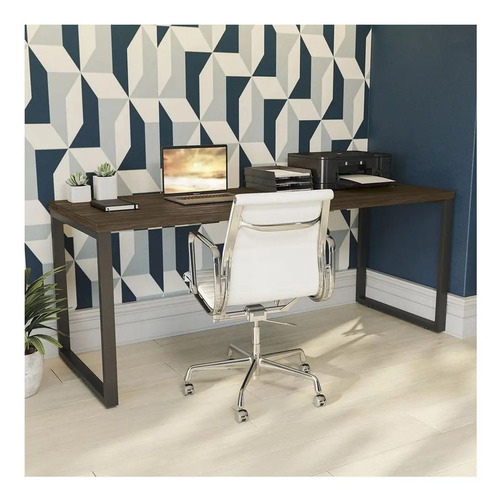 Mesa Diretor Frame Munique 1,90m Marrom