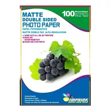 Papel Alta Resolucion Doble Faz Matte A4/140g/100 Hojas