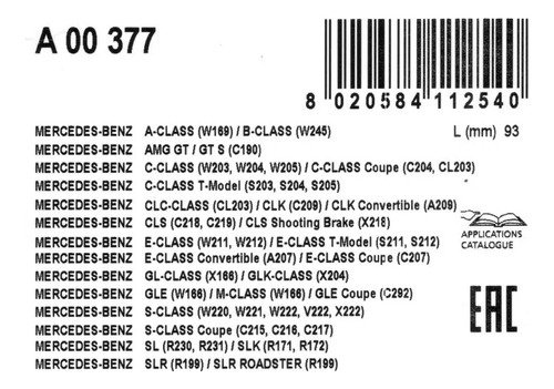 Sensor Balatas Delanteras Mercedes Benz C200 Exclusive 2015 Foto 4