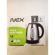 Pava Electrica Acero Inoxidable 1,8lt Nueva Sin Uso