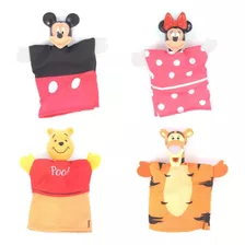 Fantoche De Mão Minnie Mickey Pooh Tigrão Disney Infantil