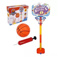 Cesta De Basquete Infantil Brinquedo Regulável Até 110 Cm