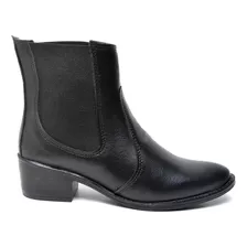 Bota Coturno Feminino Salto Casual Confortável Elegante Frio