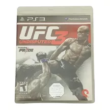 Ufc Undisputed 3 Playstation 3 Jogo Original Ps3 Luta Game