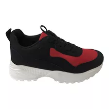 Zapatilla Gamuza Ecológica Zax23 Rojo