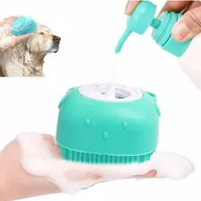 Cepillo De Goma De Silicona Suave Para Perros Y Gatos