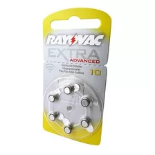 Pack 6 Pila Audífono Rayovac Extra Advanced 10 - Todopilas