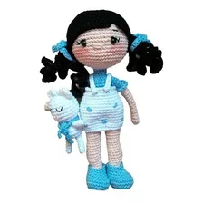Boneca Mascote, Amigurumi Crochê