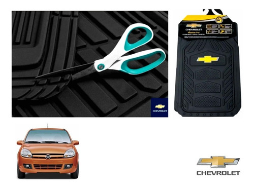 Tapetes Logo Chevrolet + Cajuela Chevy C2 04 A 08 Kit 5pz Foto 4