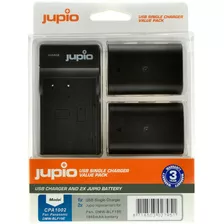 Jupio Pair Of Dmw-blf19e Batteries And Usb Single Charger Va