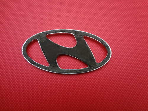 Emblema Hyundai 8 Cm X 4 Cm Original Usado Foto 5