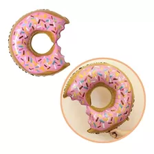 3 Balões Metalizado Rosquinha Donuts Grande 