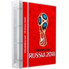 Pasta Fichário Álbum Figurinhas Copa Rússia 2018 10 Folhas