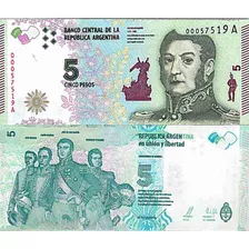 Billete 5 Pesos Argentinos 