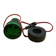 Amperimetro Digital Foco Piloto Verde 22mm De 0-100 Amp