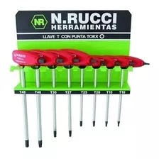 Juego De Llaves T Con Punta Torx - Rucci