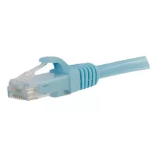 Cable D/conexión D/red C2g 15ft Cat6a S/enganche, Aguamarina