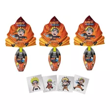 Kit Com 3 Ovo Naruto Chocolate Ao Leite 80g - Delicce