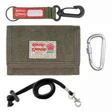 Cartera De Lona Rough Enough Para Adolescentes Y Hombres