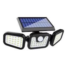 Lampara Exterior Solar Led 3 Paneles