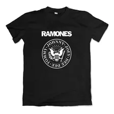 Camiseta Ramones Bando Musica Americana Algodão