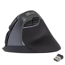 Delux M618mini, Mouse Vertical Ergonómico Inalámbrico 6 Keys