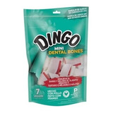 Dingo Mini Dental Bones Snack Golosina Pollo 7u Perro PequeÃ±