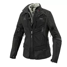 Chamarra Para Moto Turismo Spidi 4 Season Negro Para Mujer