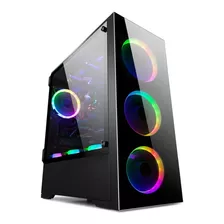 Gabinete Gamer Pc Atx Tapa De Vidrio Diginet