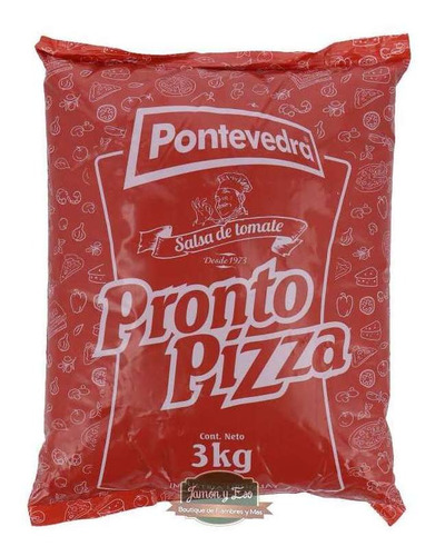 Salsa Pizzera  Pontevedra  X 3 Kg