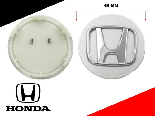 Par De Centros De Rin Honda Insight 2021-2022 69 Mm Foto 3