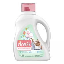 Detergente Concentrado Dreft Para Bebés 2.72l 64ld