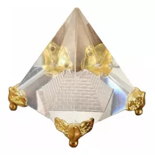 Pirâmide De Cristal Ornamento Egito Meditação Energia 7cm