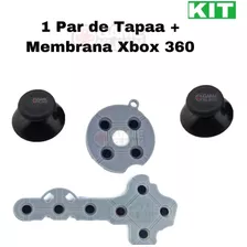 Kit Xbox 360 Reparación 2 Tapa Joystick + Membrana Botones