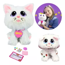 Pelúcia Gatinho Adota Pets Snow Com Acessórios Multikids