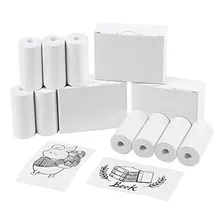 9 Rollos De Papel Premium Para Mini Impresora, Rollos D...