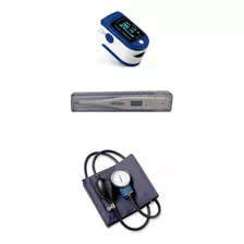 Kit Enfermería Tensiometro, Termometro Y Oxímetro