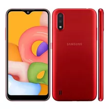 Samsung Galaxy A01 32gb Vermelho Bom - Celular Usado