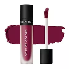 Dose Of Colors, Labial Líquido Mate - Berry Me