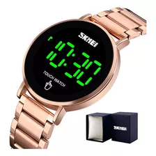 Relojes Digitales De Lujo Skmei Led De Acero Inoxidable