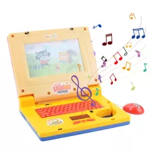 Brinquedo Laptop Criança Brincar Educativo Com Mouse