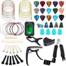 Kit De Accesorios Para Guitarra Acustica Cuerdasafinadores